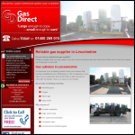 Screen shot of the Gas-Direct Ltd website.