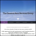 Screen shot of the General Aero Services website.