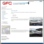 Screen shot of the Glasgow Flying Club Ltd website.