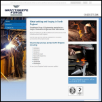 Screen shot of the Graythorpe Forge & Engineering Ltd website.