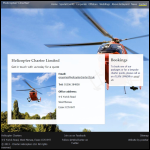 Screen shot of the Grampion Helicopter Charter Ltd website.