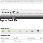 Screen shot of the The Guernsey Press Co Ltd website.