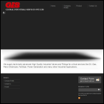 Screen shot of the Globe Industrial Services Ltd website.
