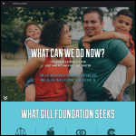Screen shot of the Gill Consulting website.