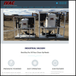 Screen shot of the General Vacuum Systems Ltd website.