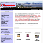 Screen shot of the Glanmor website.