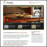 Screen shot of the Global Marble & Granite Ltd website.