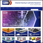 Screen shot of the GBM Products website.