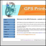 Screen shot of the GPS Ltd website.