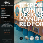 Screen shot of the HML (Office Furniture) Ltd website.
