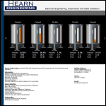 Screen shot of the Hearn Engineering Ltd website.