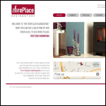 Screen shot of the Hampshire Fireplace Centre, The website.