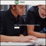 Screen shot of the Hay-Tech Precision Engineering website.