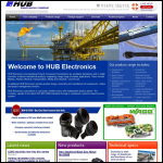 Screen shot of the Hub Electronics Ltd website.