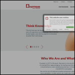 Screen shot of the Hartmann (UK) Ltd website.