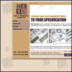 Screen shot of the Holt Springs Ltd website.