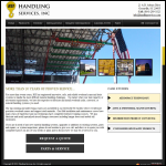 Screen shot of the Handling Services Co website.