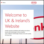Screen shot of the Henkel Ltd website.