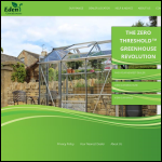 Screen shot of the Eden Halls Greenhouses Ltd website.