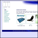 Screen shot of the Heyer, John Paper Ltd website.