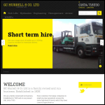 Screen shot of the Hurrell, G. C. & Co Ltd website.