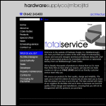 Screen shot of the Hardware Supply Co (Middlesbrough) Ltd website.