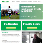 Screen shot of the Heath & Spearing website.