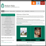 Screen shot of the Hale, Robert Ltd website.