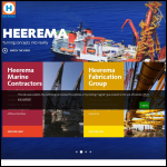 Screen shot of the Heerema (UK) Services Ltd website.