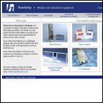 Screen shot of the Hawksley Engineering Ltd website.