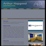 Screen shot of the Hapgood, Arthur Ltd website.