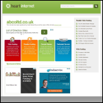 Screen shot of the AB Co (Design & Print) Ltd website.