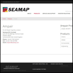 Screen shot of the Ampair website.