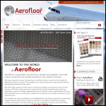 Screen shot of the Aerofloor Ltd website.