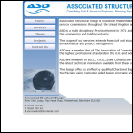 Screen shot of the Associated Structural Design Ltd website.