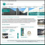 Screen shot of the Ashridge Construction Ltd website.