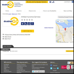 Screen shot of the Amble Insurance Services website.