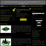 Screen shot of the A & E Circuits website.