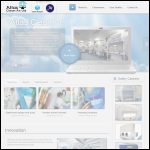 Screen shot of the Atlas Clean Air Ltd website.
