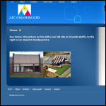 Screen shot of the ATC Colours Ltd website.