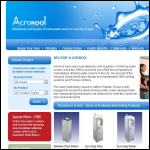 Screen shot of the Acrokool Ltd website.