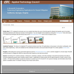 Screen shot of the ATC Engineering website.
