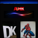 Screen shot of the Almik Signs Ltd website.