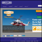 Screen shot of the Drallim Industries Ltd website.