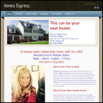 Screen shot of the Home Express website.