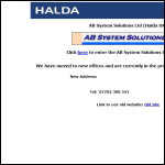 Screen shot of the Halda UK website.