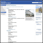 Screen shot of the Hertford Medical Ltd website.
