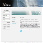 Screen shot of the International Fabric Agencies website.