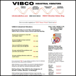 Screen shot of the Industrial Vibrators Ltd website.
