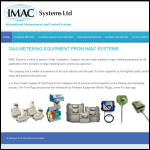 Screen shot of the IMAC Systems Ltd website.